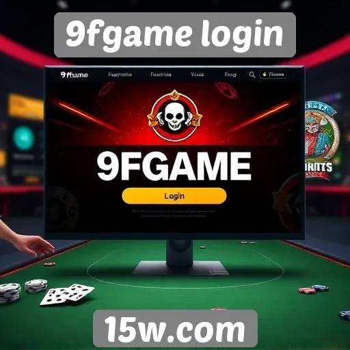 Avaliação da interface de usuário do site 9fgame login